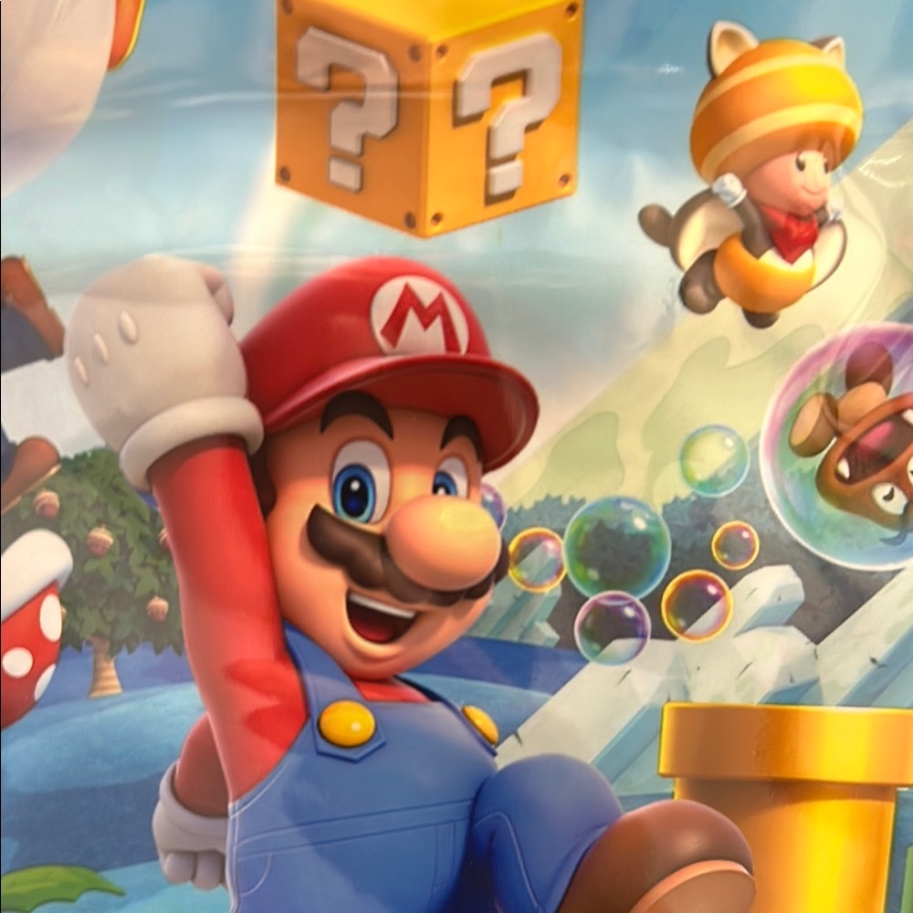 Super Mario Brow birthday decorations